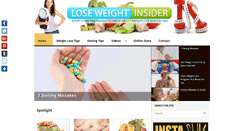 Desktop Screenshot of loseweightinsider.com